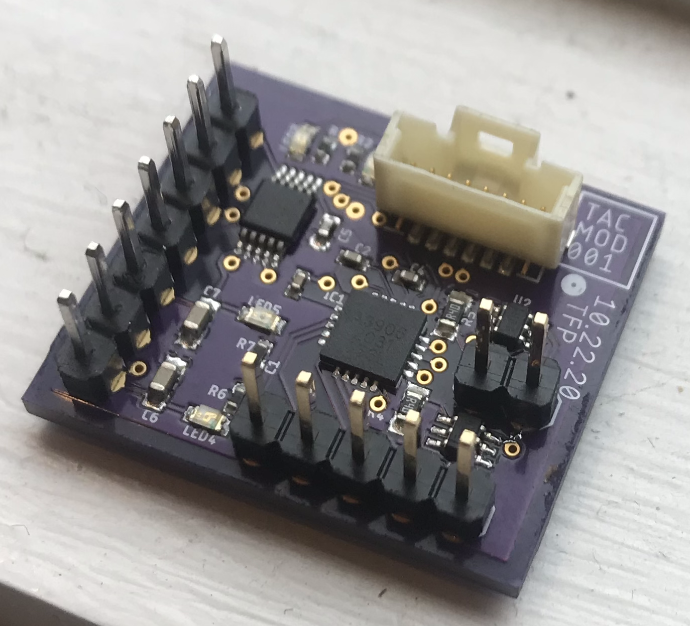 Tactile module driver version 001